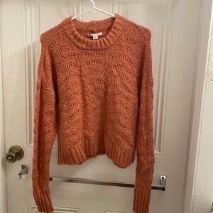 Burnt Orange Lightweight Sweater